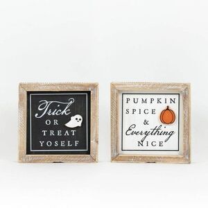 6x6 Double Sided Fall Decor